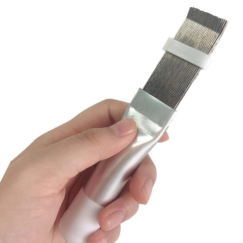 Stainless Steel Air Conditioner Fin Cleaning Comb and Brush Tool