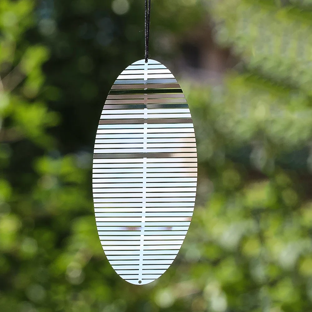 Wind Chimes 3D Fishbone Wind Spinner Outdoor Garden Decor