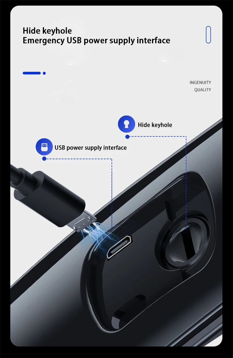 3D Face Recognition WiFi Camera Smart Lock Digital Fingerprint Electronic  Smart Door Lock APP/Key/Car