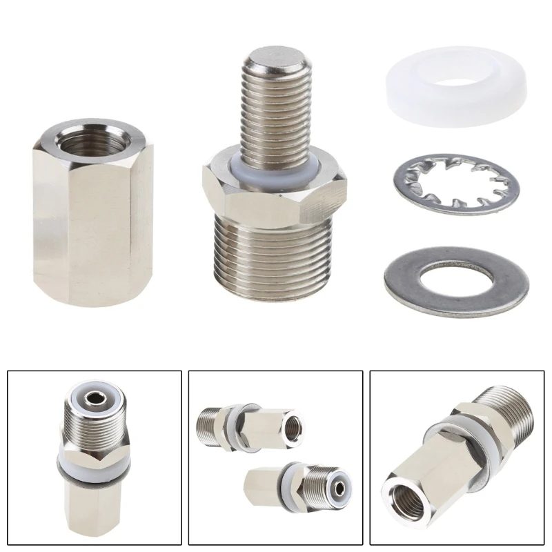

Heavy Duty CB Antenna Stud Mount Adapter Copper with SO-239 Connector for Mounting 3/8 x 24 Threads CB HAM Radio Antenna