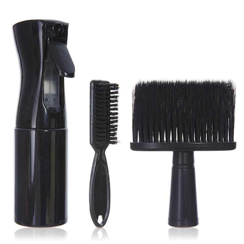 Professional Haircut & Beard Grooming Set with Water Mist Spray Bottle