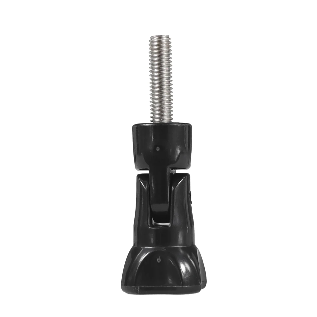 Vis à molette pliable M5 pour GoPro DJI, adaptateur boulon pliable, détail de la fixation sur un trépied.