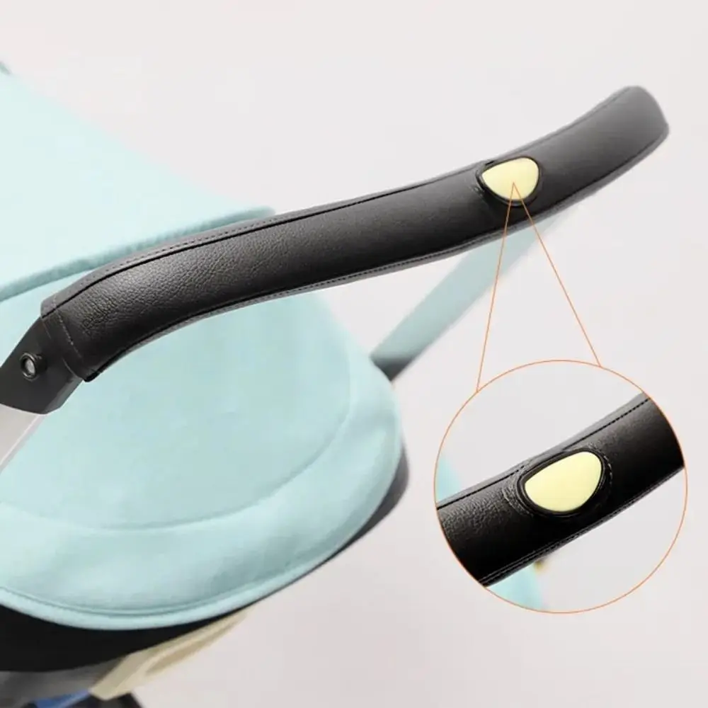 PU Leather Stroller Handle Covers Detachable Washable Armrest Protector Belt Cover Handle protector Doona baby car seat handle PU Leather Stroller Handle Covers Detachable Washable Armrest Protector Belt Cover Handle protector Doona baby car seat handle