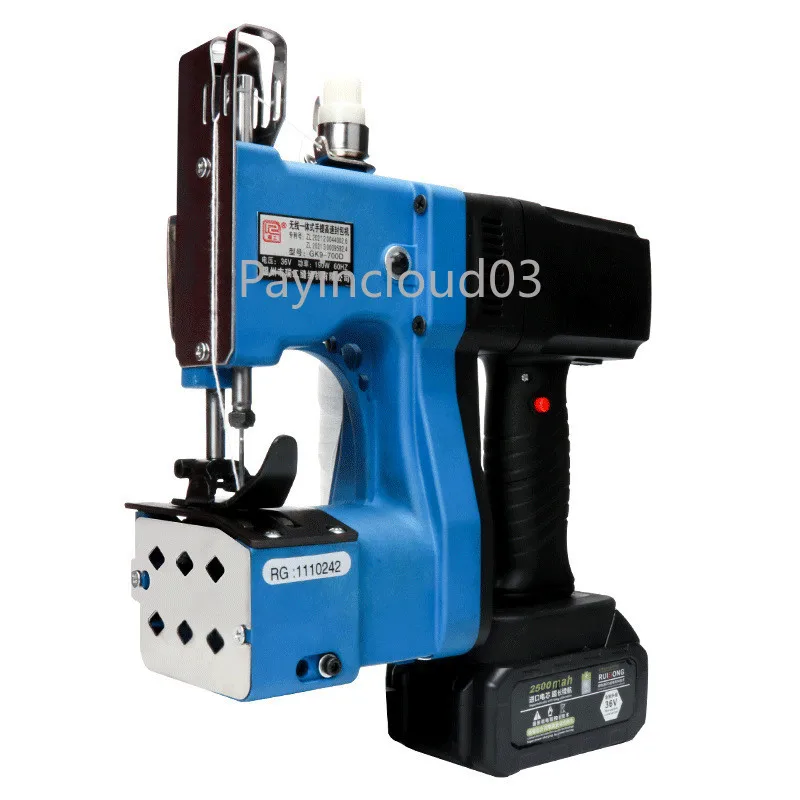 

220V/110V New Sewing Machine Portable Integrated Wireless Lithium Battery Packer Outdoor Portable Automatic Secant Sack Packer