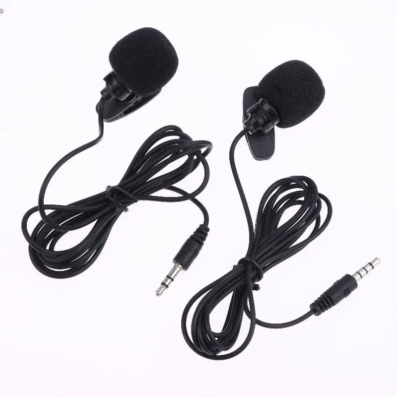 【C】1 microfono a condensatore a clip da 1,5 m, mini portatile, cablato da 3,5 mm, per telefono e PC portatile - Image 6