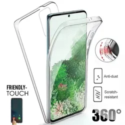 360 Full Coverage Clear Silicone Soft Shockproof Thin Hard Case - Galaxy A07