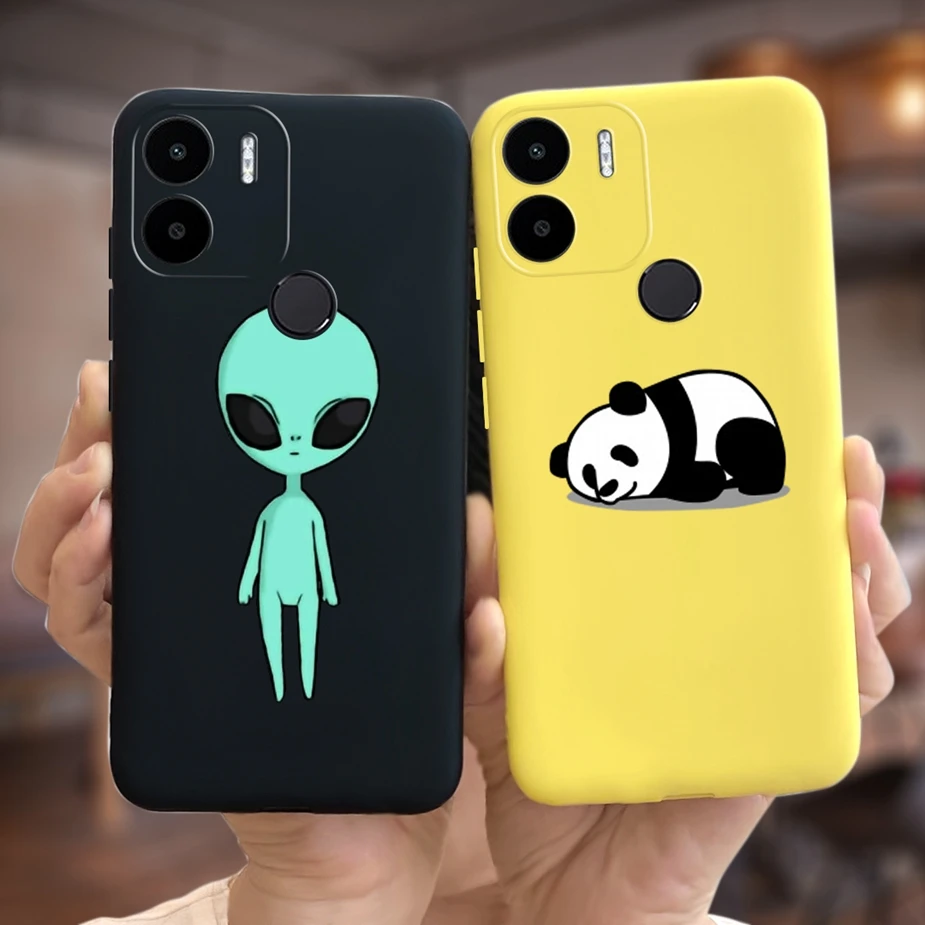 Per Xiaomi Redmi A2 Custodia Redmi A2 + Cute Alien Cartoon Cover Soft Silicone Fundas Per Xiaomi Redmi A2 Plus Redmia2 + Custodie Paraurti