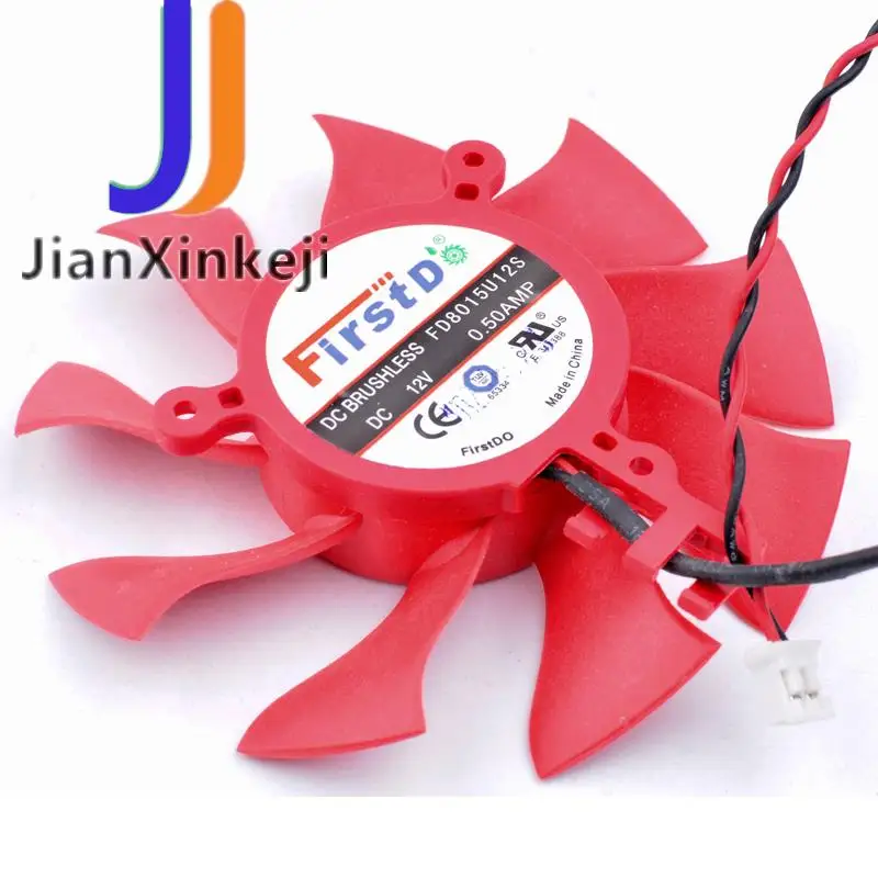 6770 4860 ׷ ī ð , FD8015U12S, 75mm, 38.5mm, DC12V, 0.50A, HD6850, 6870 6790, ǰ