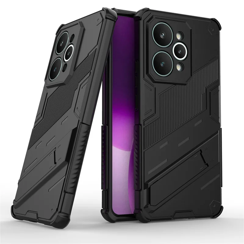 Magnetic Armor Shockproof Kickstand Phone Case - Enhanced Protection with Back Cover s