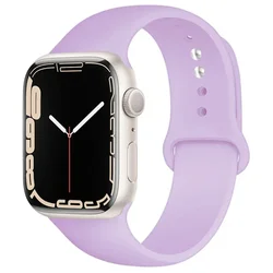 Silicone Sport Strap - 38 40 41(11 - 42)MM ML (79 elegant purple)