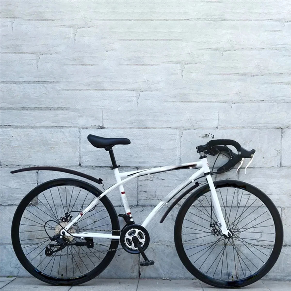 BAAU 2X Mountainous Road Bike Mudguard 700C Quick Detachable Simple Installation Bicycle Universal Accessory