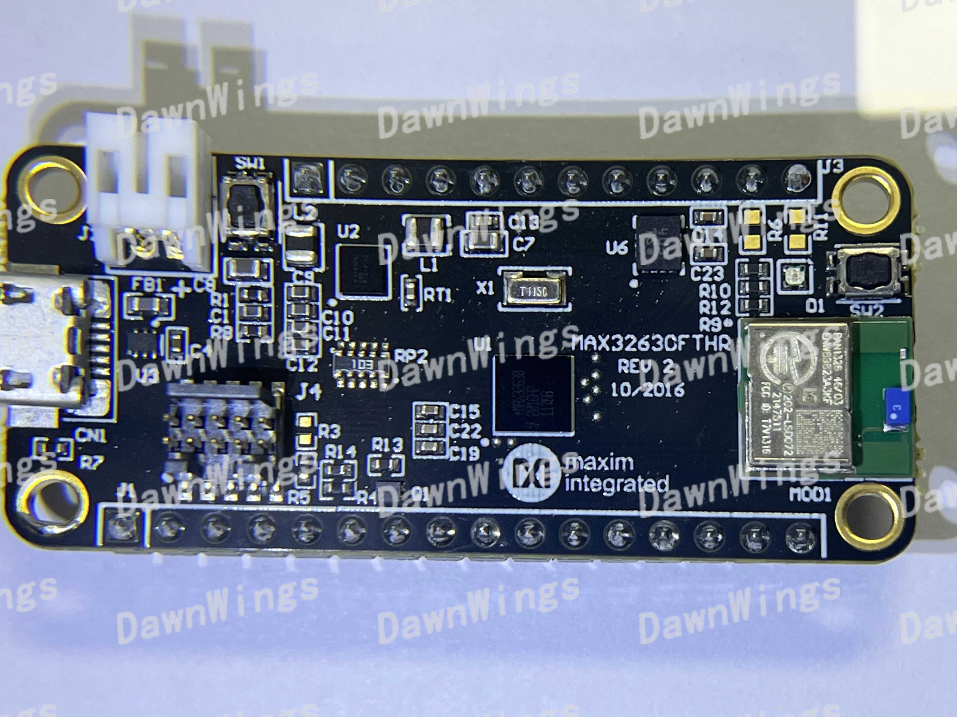 MAX86150EVSYS    평가 시스템 키트 MAX86150 PPG+ECG + MAX32630FTHR 개발 보드(배터리 없음)