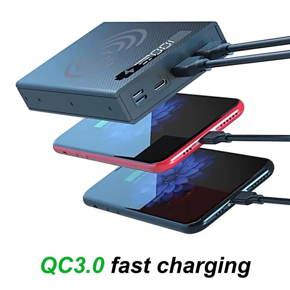 우수한 파워 뱅크 박스 휴대용 파워 뱅크 케이스, 쉬운 설치, 다중 회로 보호, QC 파워 뱅크 쉘, 5x18650
