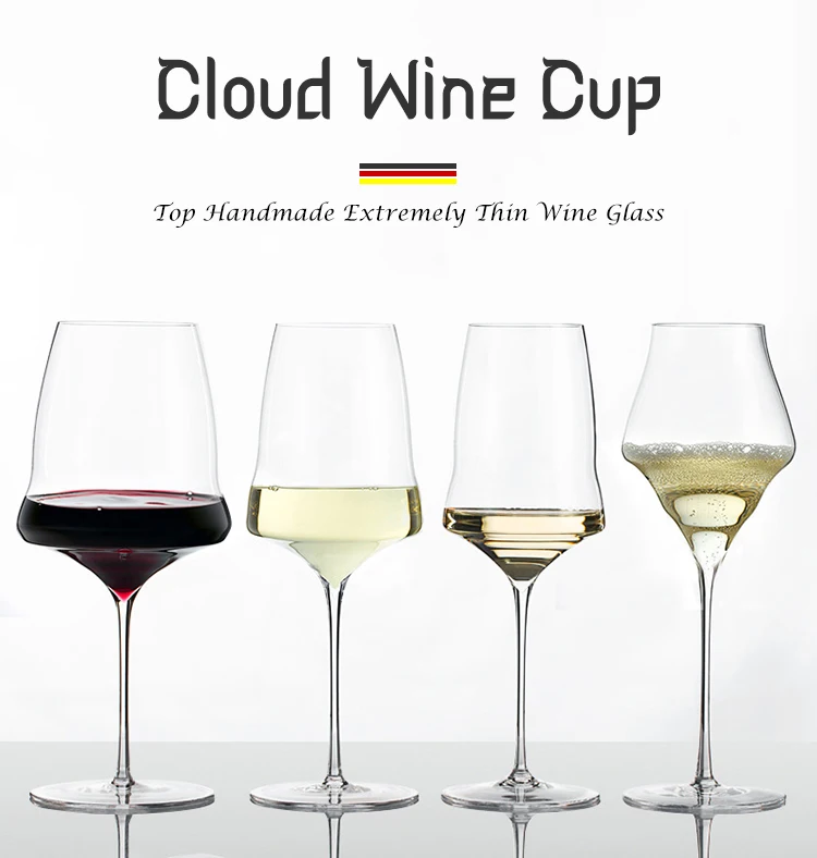 Description Picture 2 of itemJINYOUJIA Josephinen Style Luxury Superior Quality Crystal Wine Glass 0.5mm Extremely Thin Handmade Flawless Champagne Cup