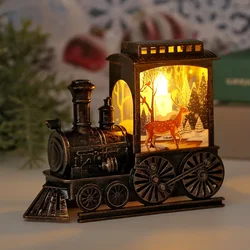 Vintage - Style LED Night Lamp: Portable Battery - Powered Lantern (B - Elk)