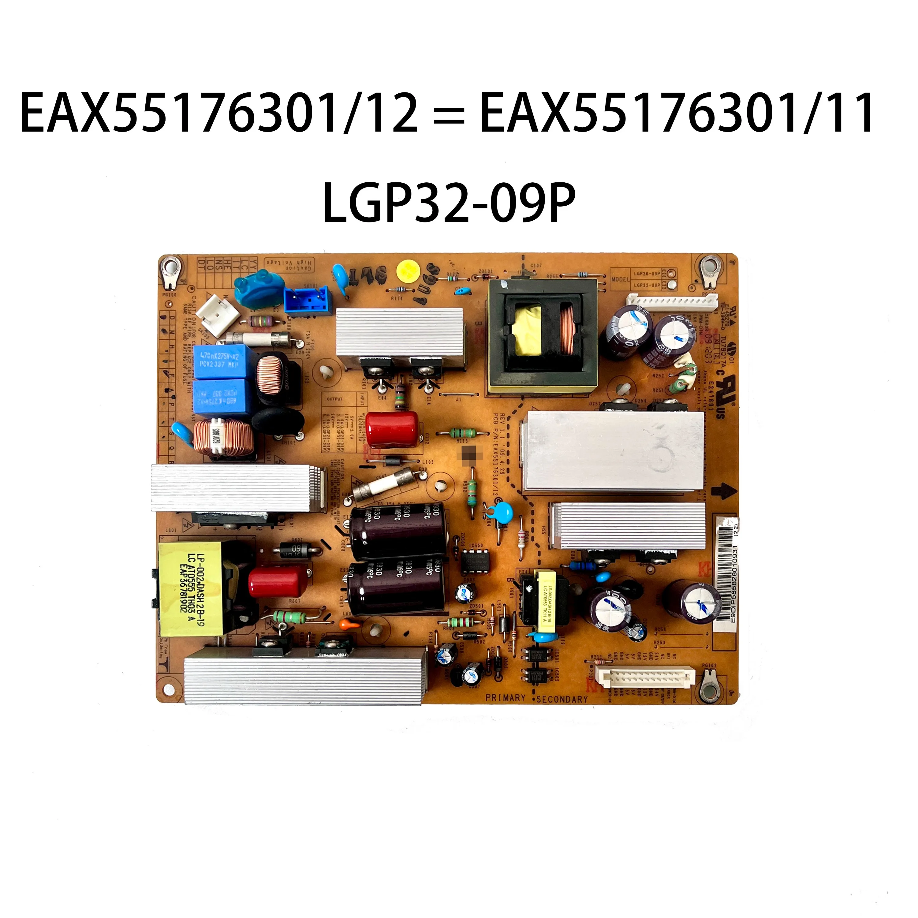 

Аутентичная оригинальная плата питания для телевизора EAX55176301/12 = EAX55176301/11 нормально работает и подходит для телевизоров 32LH20-UA 32LH300 0