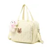 Cute Fitness Bag Female Multi-functional Yoga Bags Large-capacity Portable Maternity Bag Picnic Bags Useful Storage Bags Gym Bag 4