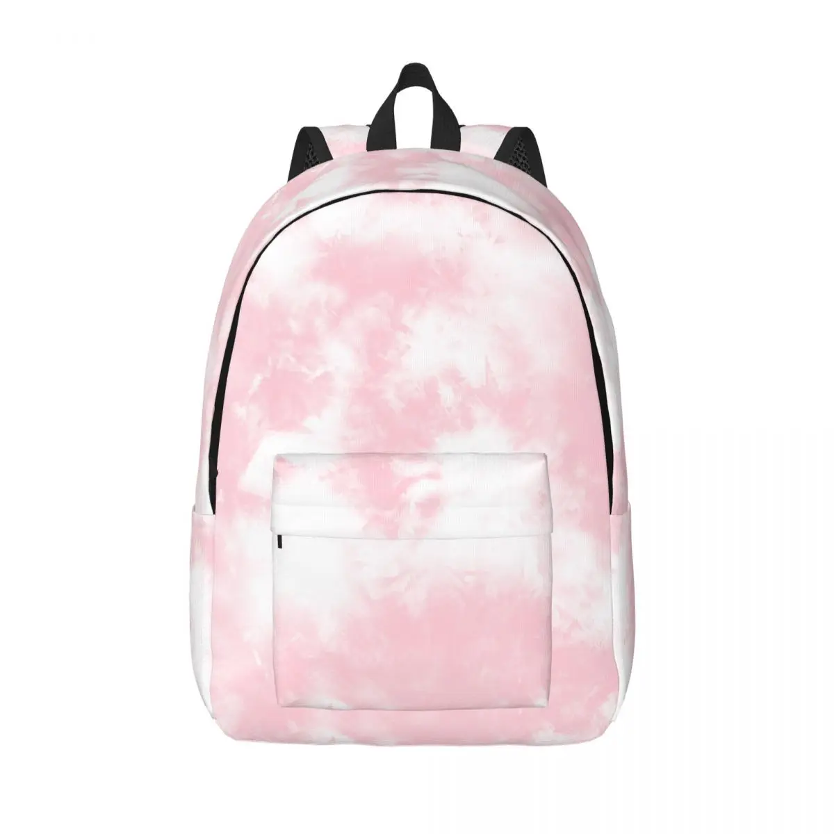 

Tie Dye Pink Casual Backpack Durable High School Business Daypack for Men Women College Canvas Bags