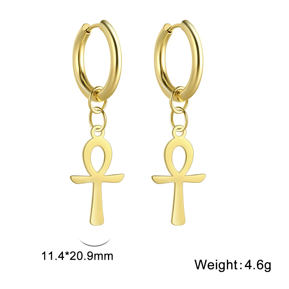Style B hoops gold