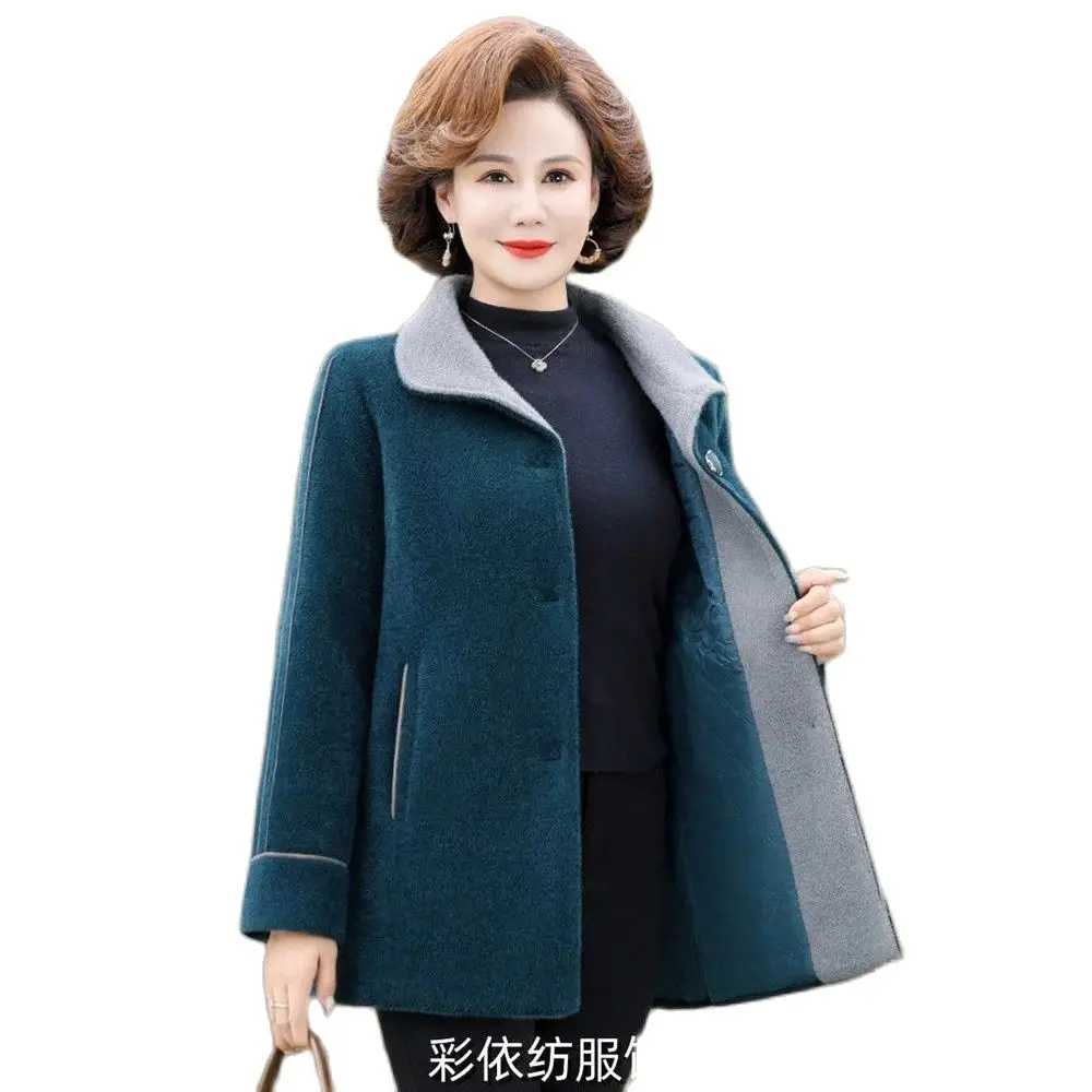 

Lovepeapomelo Coat Traf Solid Polyester Regular Long Zhejiang Senior Wool Blends Wool Blend Coat Promotion