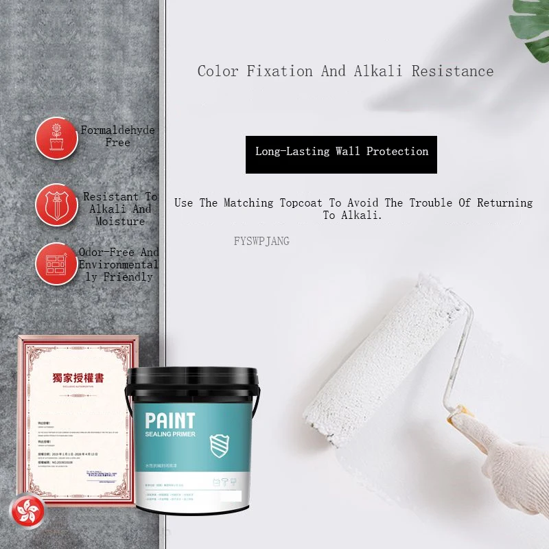 Sealing Primer Transparent Water-Based Sealer Reinforced Topcoat Alkali-Resistant Moisture-Proof Penetrating Primer Base Paint