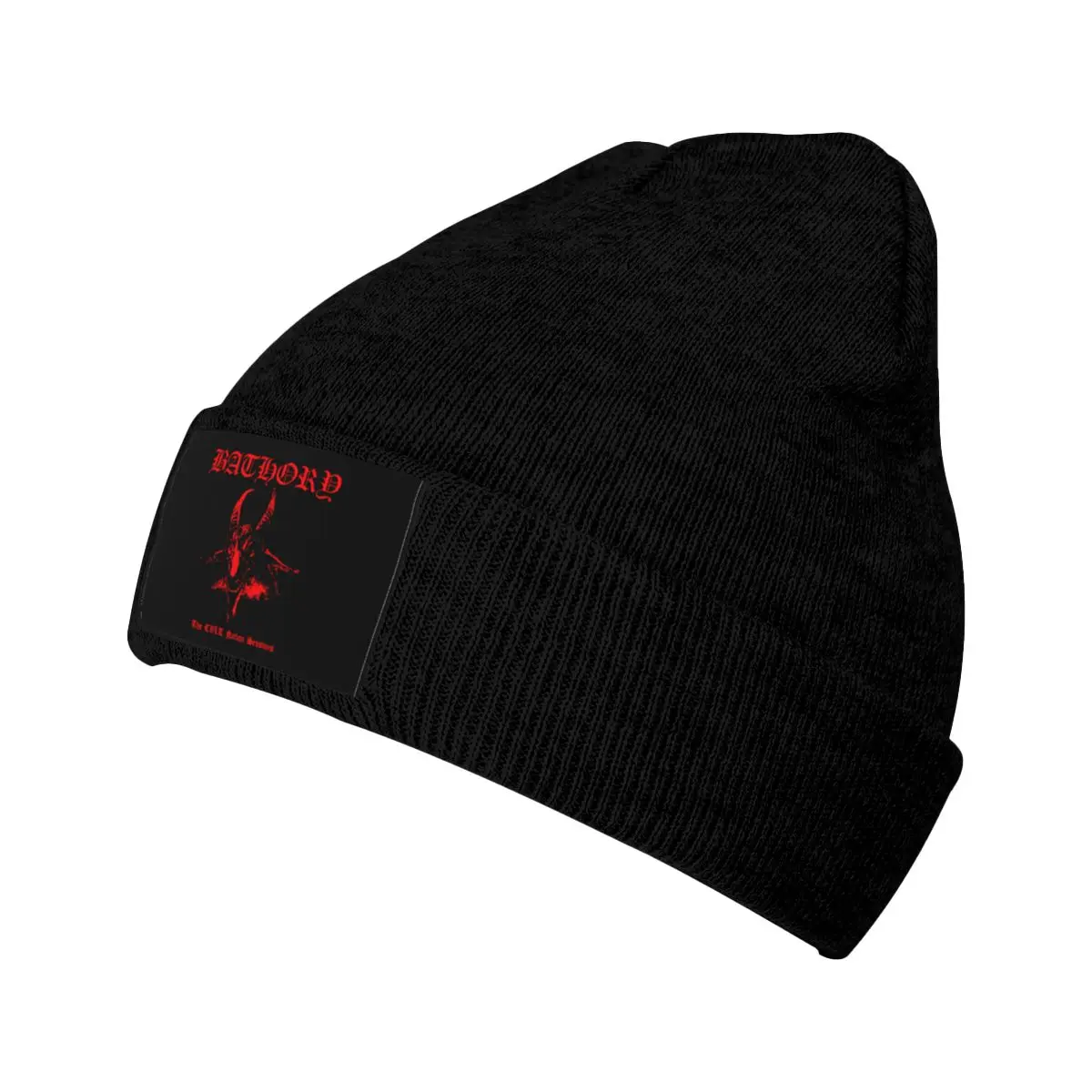 

Swedish Black Metal Band Bathory Rib Knit Cuffed Beanie For Men Women Warm Winter Bonnet Hats