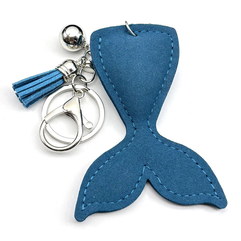 Blue Ocean Legend Meerjungfrauenflossen-Taschenanhänger für Damen, E-Girl, voll glitzernd, Kristall-Quaste, tägliche Handtaschen-Deko, Schlüsselanhänger, Schmuckgeschenk – Detail 10