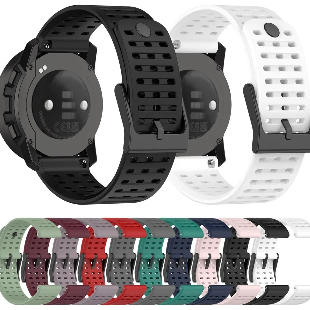 Cinturino Sportivo In Silicone Da 22Mm Per Suunto 5 9 Peak Pro Smartwatch Bracciale Sportivo Repalcement Per Suunto Vertical Correa