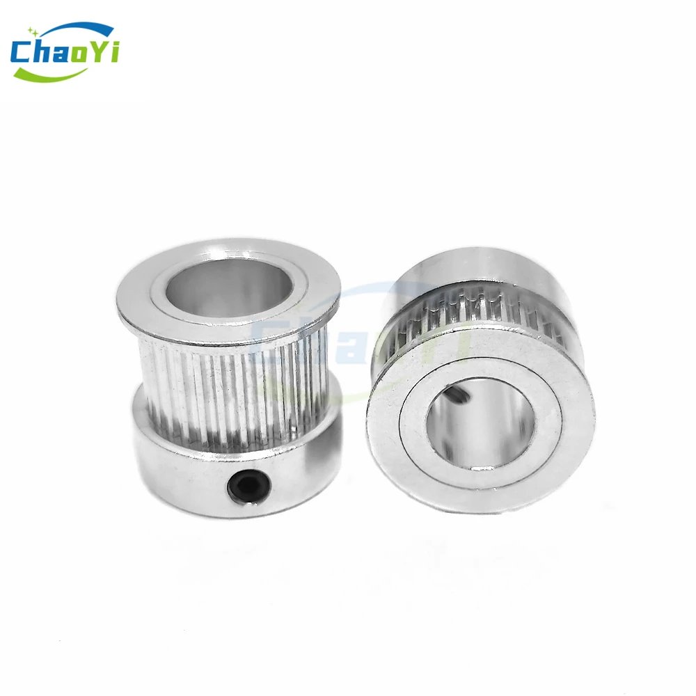 2GT 30 치아 타이밍 풀리 보어 10/12mm 개방형 동기 벨트 폭 6/10mm GT2 3D 프린터 휠 백래시 30 T 기어