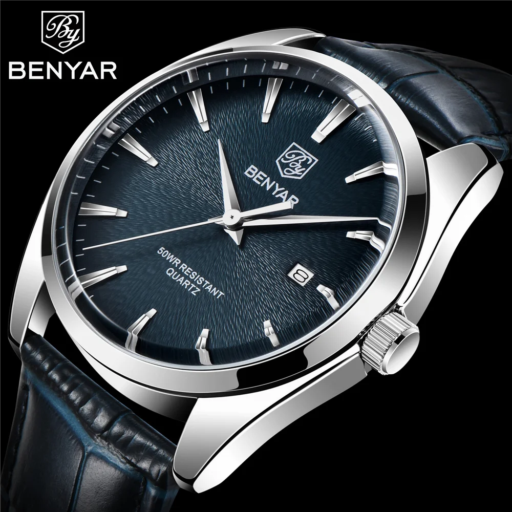 BENYAR Top Brand Luxury Waterproof Men's Quartz Watch Fashion Casual Sports Watch Military Watch For Men Relogios Masculino