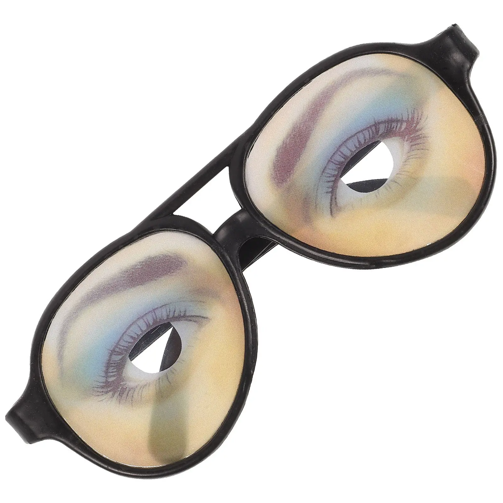 재미있는 안경 큰 프레임 프리 사이즈 대부분의 사람에게 맞는 가벼운 안경 할로윈 코스프레 장난 소품 재미있는 안경