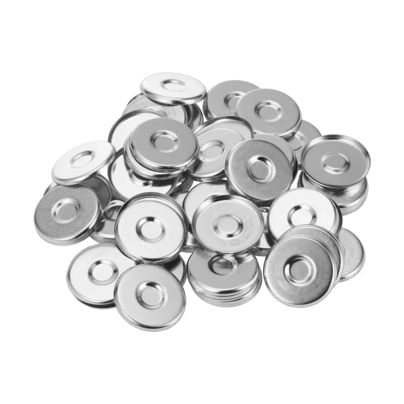 Badge Machine Key Chain Parts 50Pcs/set