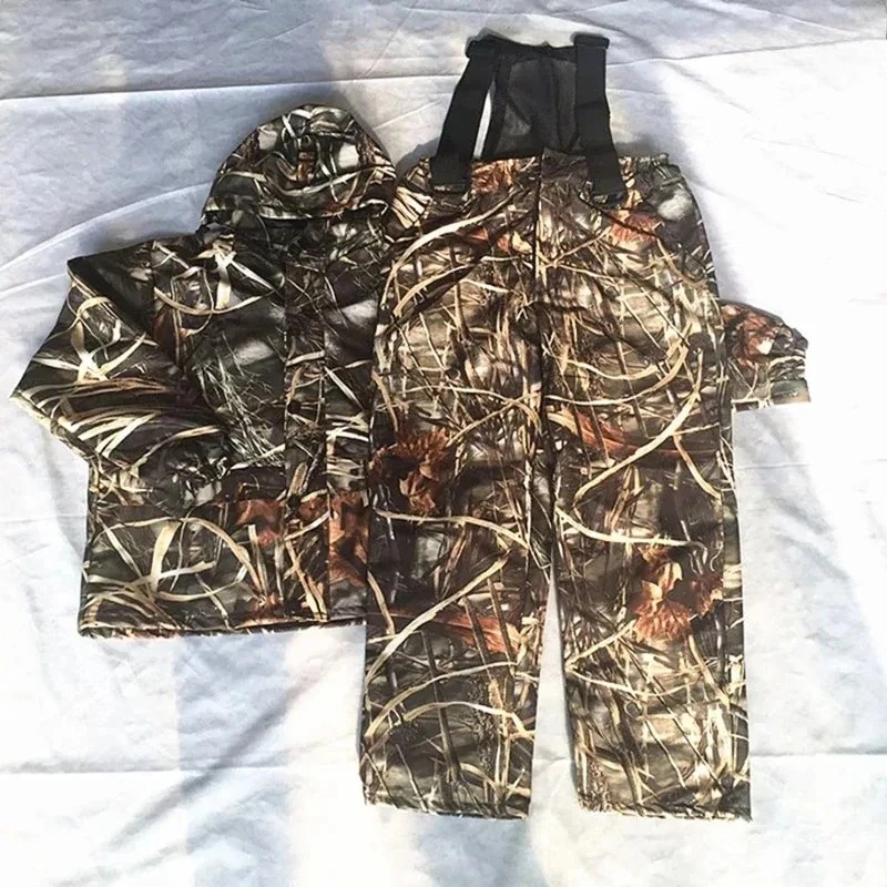 Combinaison camouflage bionique résistante imperméable pêche chasse - tenue tactique roseau sniper