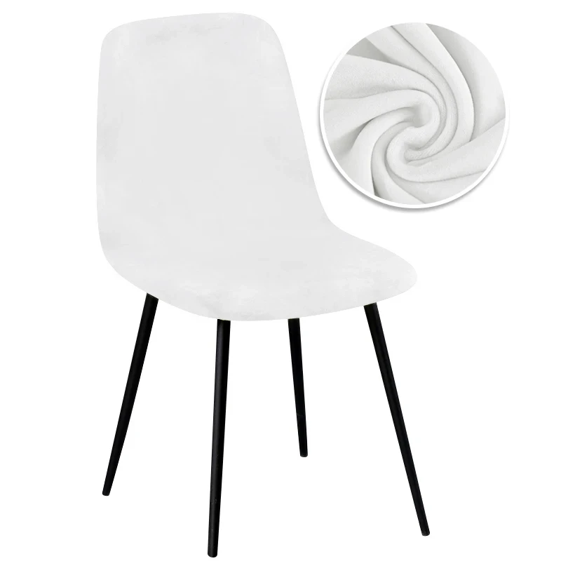 Luxurious Velvet Chair Covers - Available in 23 Colors - Small Size Bar and Dining Room Options (1/2/4/6 Pieces)