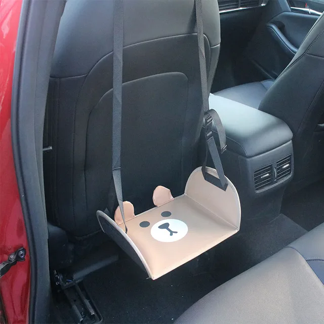 Adjustable Travel Foot Hammock – Car and Airplane Rest Mat for Kids and Adults 4