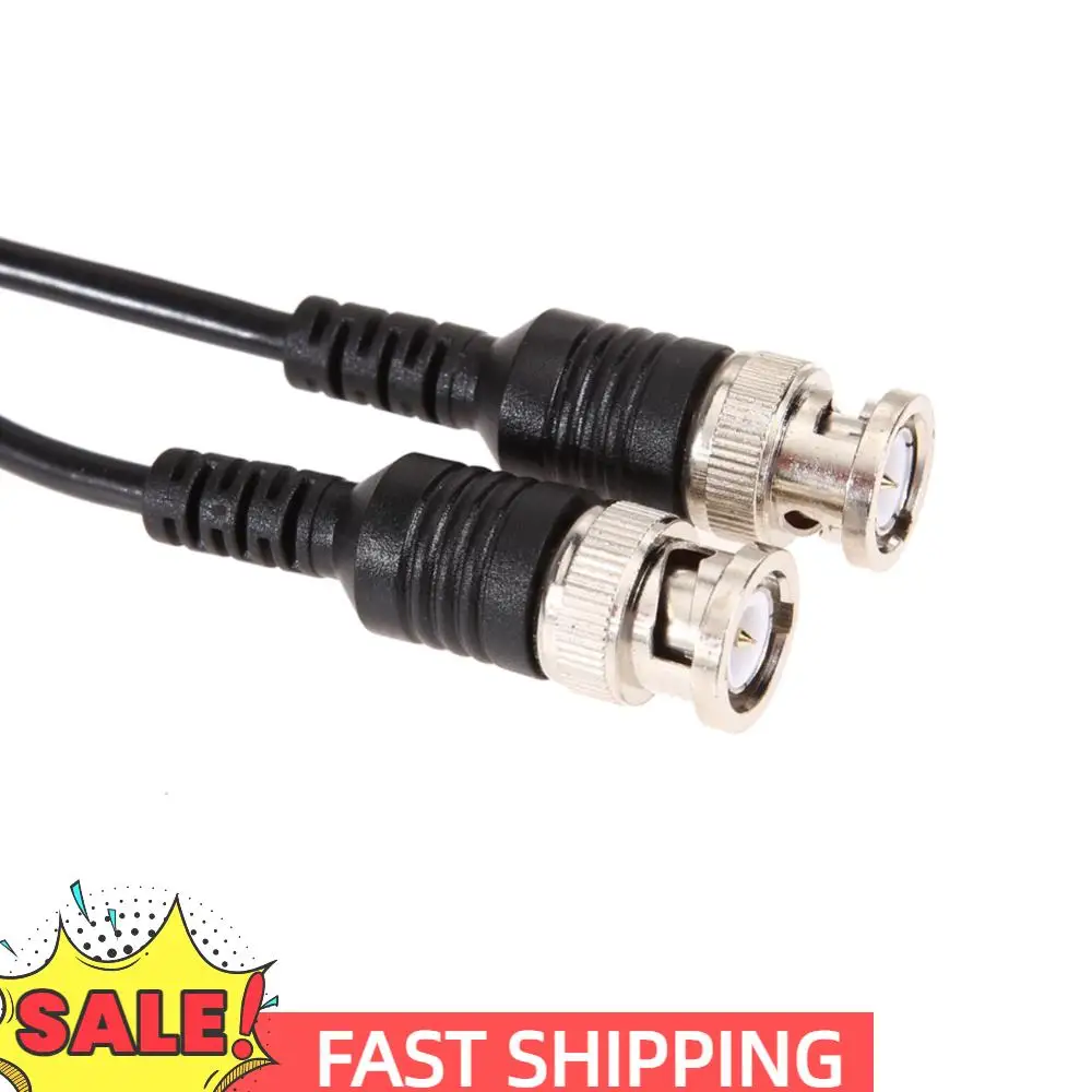 2 Pcs 110cm BNC Q9 to Dual Alligator Clip Oscilloscope Test Probe Leads Cables Dual Tester Tools for Electrical Working