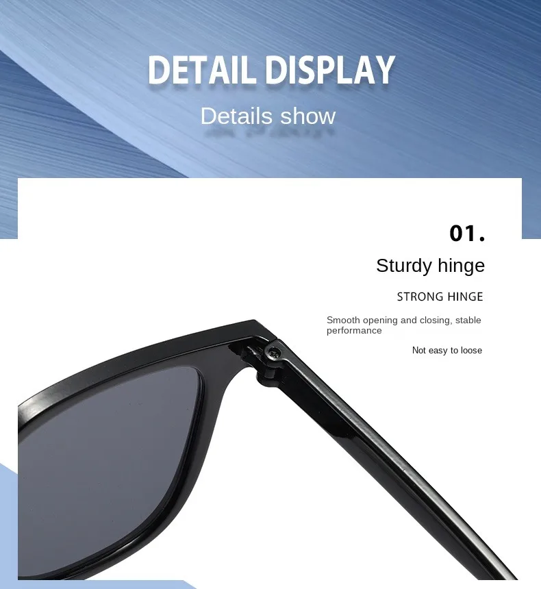 Rosa Puder-Rouge-Brille Damen Mode Koreanische Übergroße Verlaufsgläser Schwarzer Rahmen Rosa Vintage Trend Eckige Sonnenbrille – Detail 15