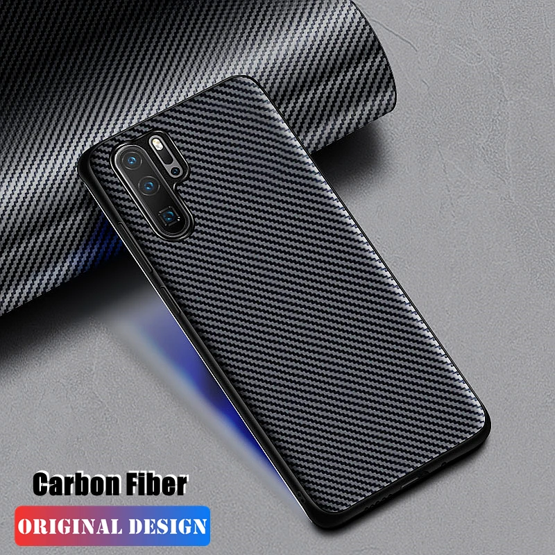 Coque Pour Xiaomi Redmi Note 9 Pro Max - Silicone TPU Effet Fibre De Carbone Noir, Antichoc
