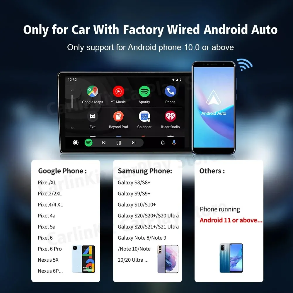 CarlinKit A2A  ȵ̵ ڵ ȵ̵ ڽ  , Ʃ , ƿ   98% ڵ