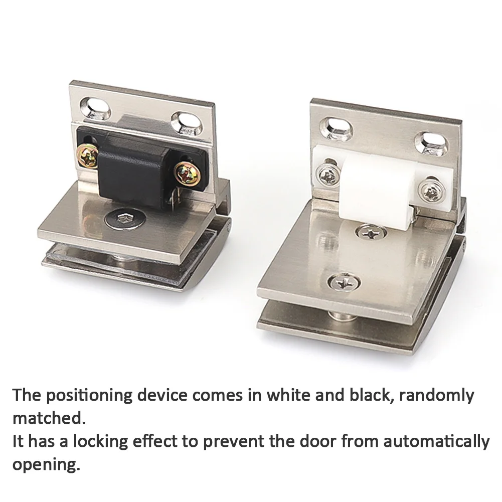 1piece 90 Degree Glass Door Pivot Hinge Kit Shower Hinge Glass Door Clamp Clip with Screws for Showcase Adaptive 5-10mm stainless steel hinges door hinges