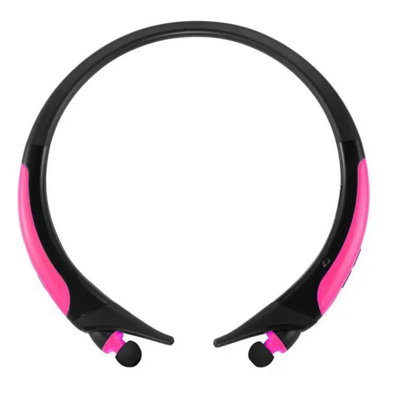 Hbs-fones de Ouvido sem Fio Bluetooth Mais com Fio Esportes Pescoço Montado Fones de Ouvido Correndo Cabo Estéreo Retrátil Venda Quente 850s - Image 4