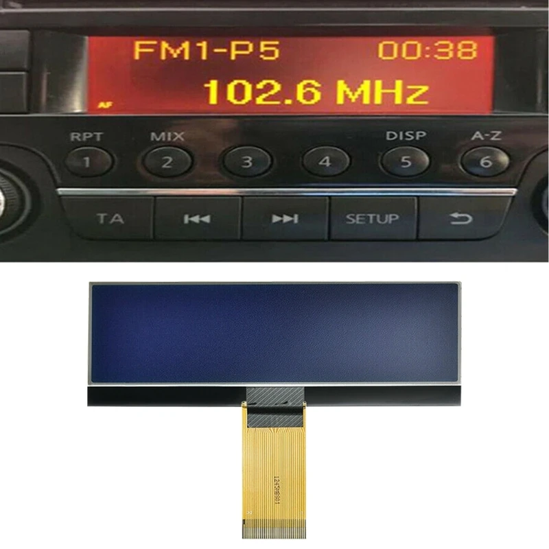 1pcsCarRadioLCDDisplayScreenforNissanQashqaiXTrailFrontierNoteJukeDualisNavara.jpg