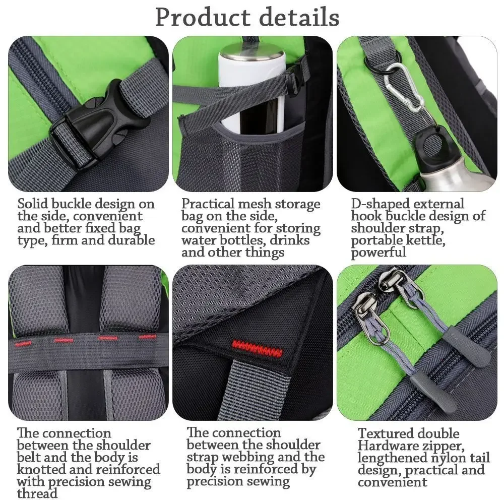 40L wasserdichte Outdoor-Wandertasche mit großem Fassungsvermögen – Detail 6