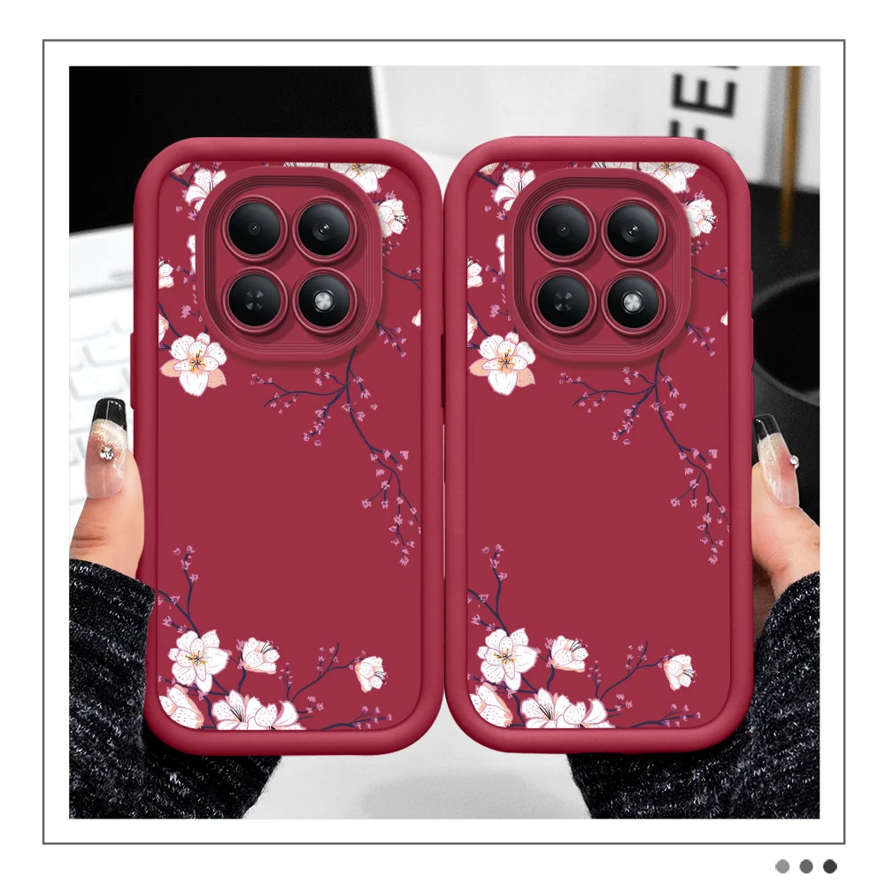 Frühlingsblumen Handyhülle für Xiaomi Redmi Note 15 14 13 12 12S 11 11S 10 Pro Plus 4G 5G Staircase Soft Cover – Detail 6