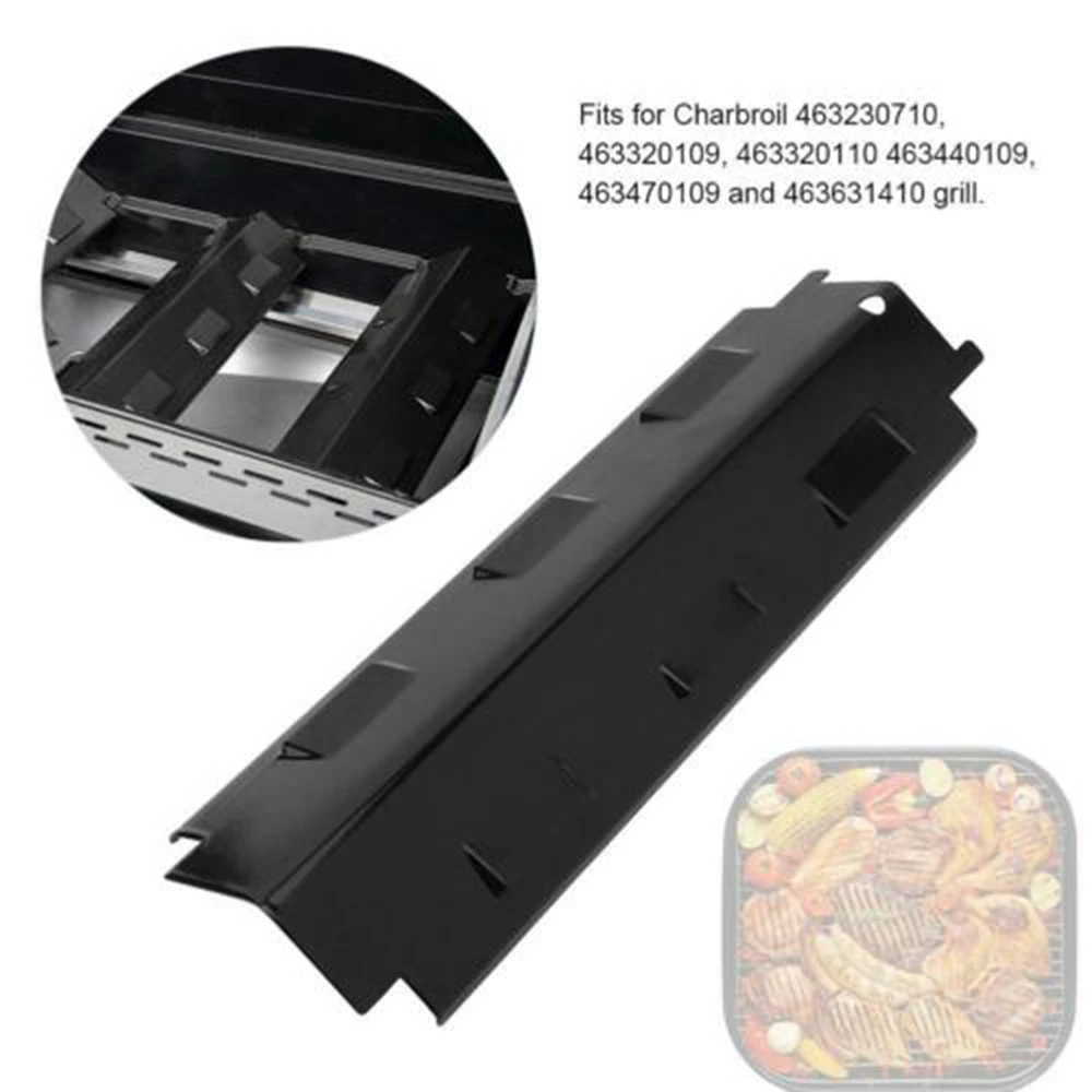 4Pcs Gas Grill Heat Plate Shield Stainless Steel Gas Grill Heat Plate Barbecue For BBQ Shield Tent Burner Cover
