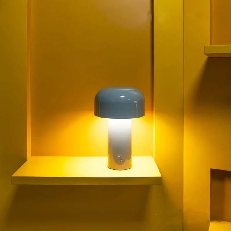 Mushroom Lamp Charging Touch Desk Coffee Bar Hotel Bedroom Decoration Nordic Creative Atmosphere Small Night Light led lamp