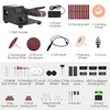 350W Mini Vertical Belt Sander Electric Sanding Polishing Grinding Machine Grinding Sander Grinder Small Sand-belt Machine 5