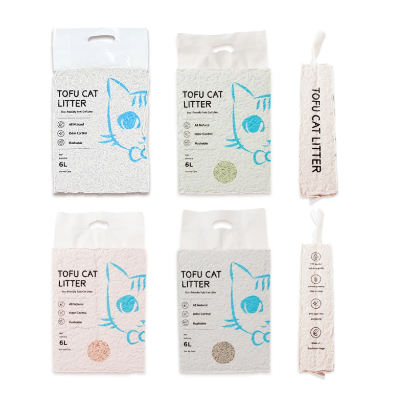 FoodGradeNaturalTofuCatLitterGreenTeaQuicklyFlushableSoluble