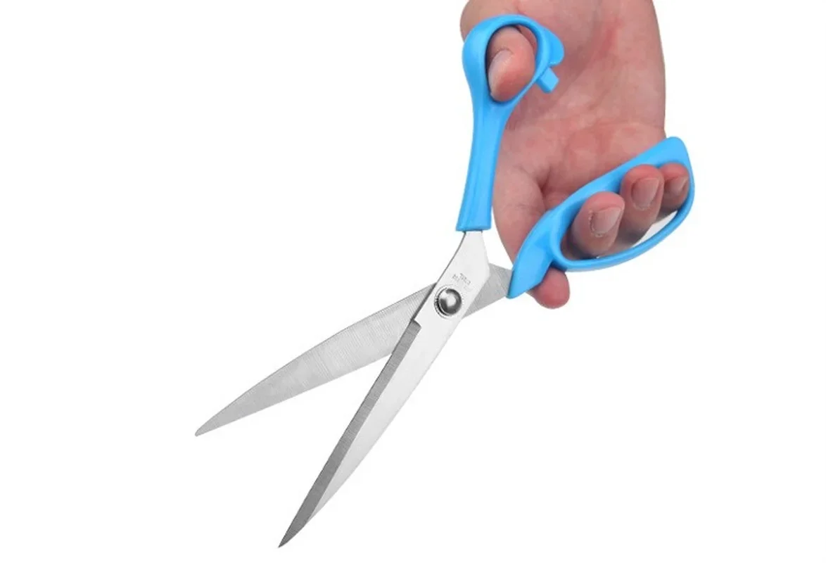 Multipurpose Sewing Scissors Home Office Paper Cutting Sharp Stainless Steel With Protective Cover Scissors Sewing Supplies 5