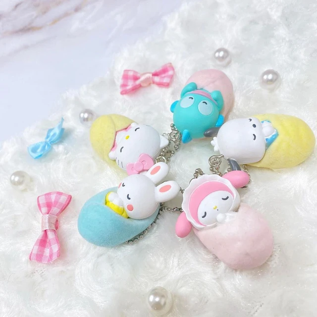 Sanrio Characters Sleeping Baby Keychain Capsule